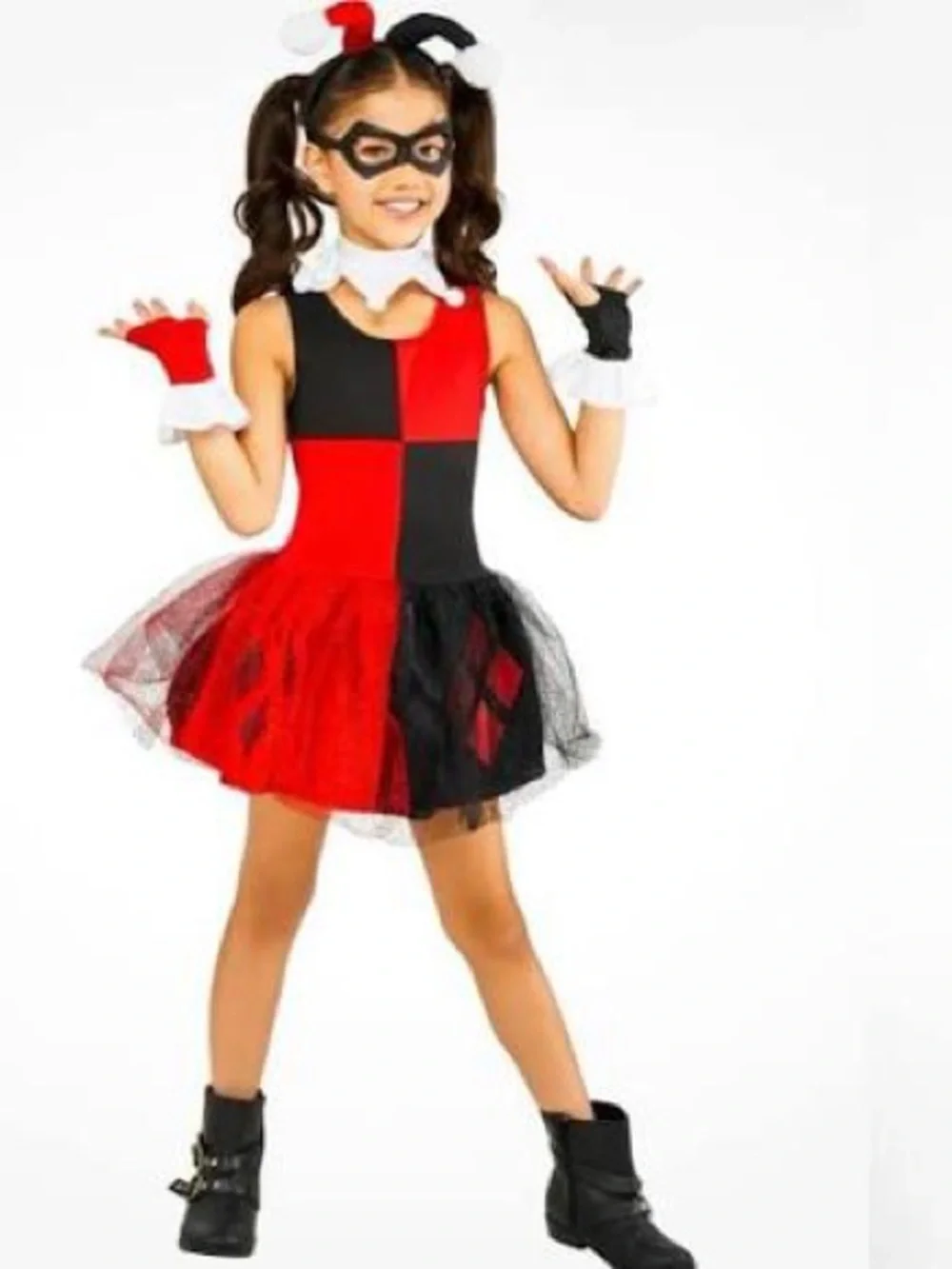 DC Harley Quinn Costume Girls Small NEW